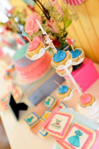 Baby shower cupcakes and cookies in Columbus, Ohio