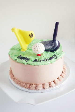 Birthday Golf Cake