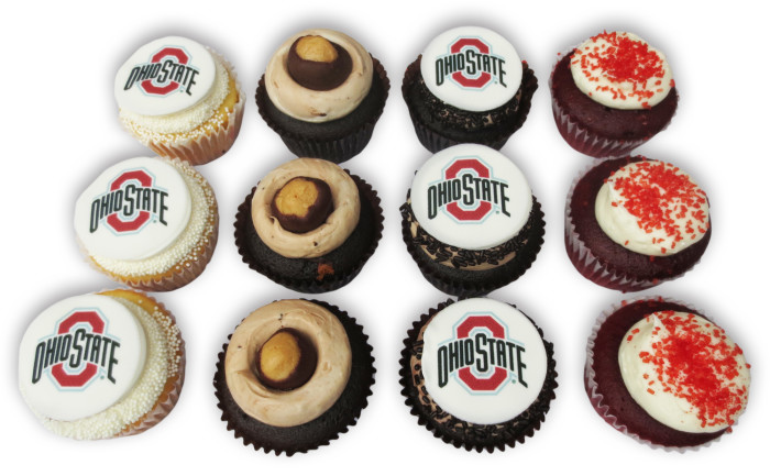 Order cupcakes for The Ohio State University fan.