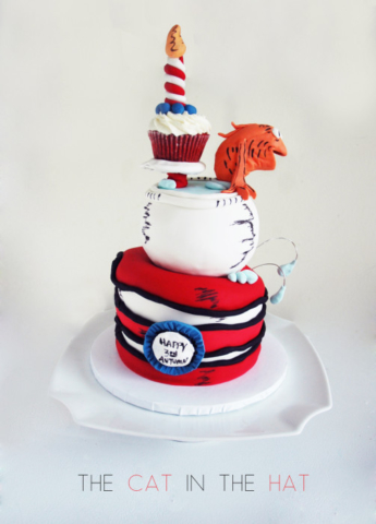 Cat in the hat themed cakes in Columbus, Ohio