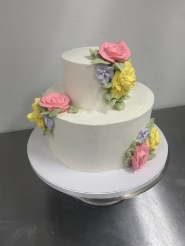 floral themed baby shower cakes in Columbus, Ohio