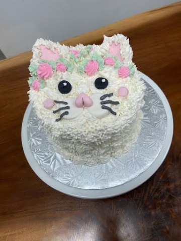 Cat themed cake in Gahanna, Ohio