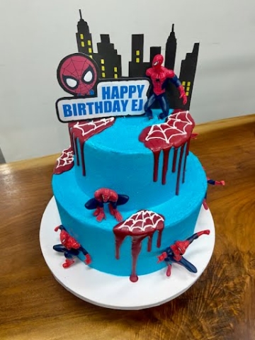 Spiderman themed cake in Columbus, Ohio