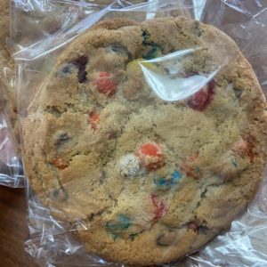 M&M Chocolate Chip Cookie
