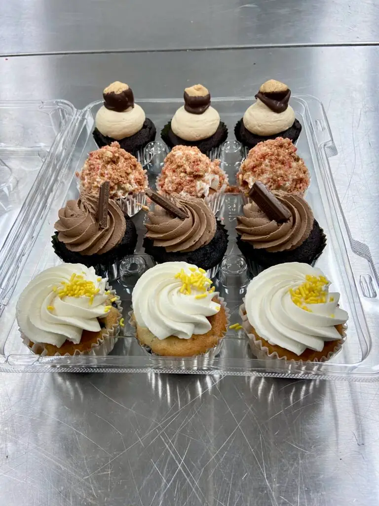 Assortment of cupcakes