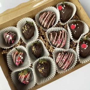Valentine's Day Chocolate Covered Strawberries and Cocoa Bombs