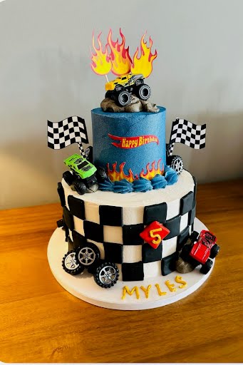 Hot Wheels cake theme created by Fate Cakes