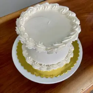 6" Circle smooth all white