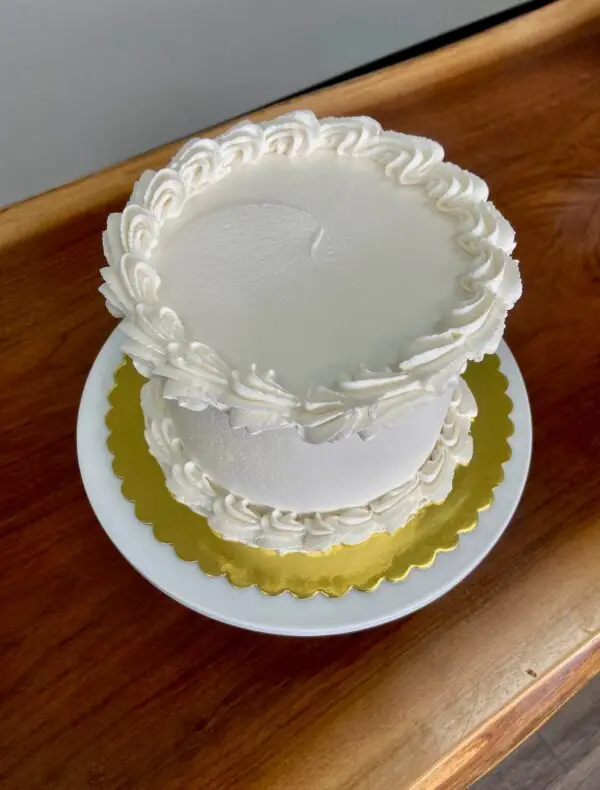 6" Circle smooth all white