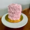 4" Light pink rosette