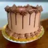 8" Chocolate drip