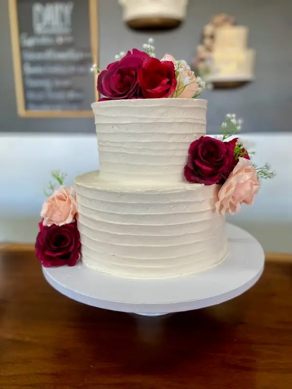 6"/9" rustic line with artificial flowers