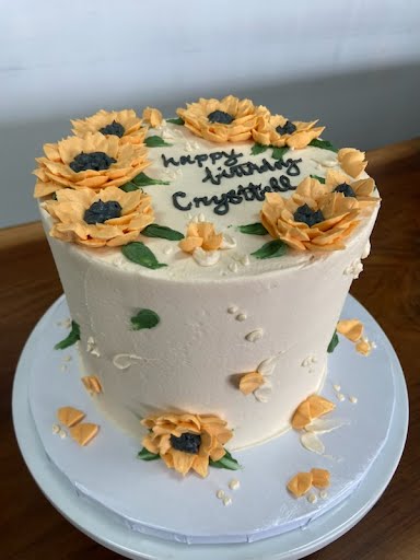 5" All icing sunflower theme