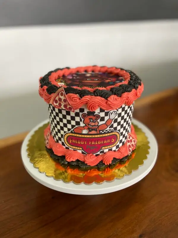 6" All edible image (top/sides) with border