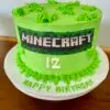 8" All icing w/ edible image logo