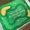 1/2 Sheet cake golf theme