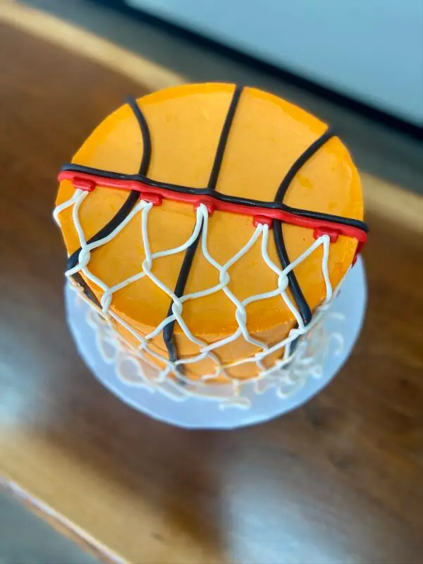 8" Basketball theme with fondant details