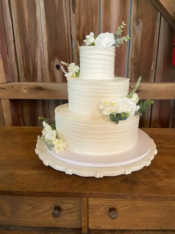 4"/8"/12" rustic line and artificial flowers