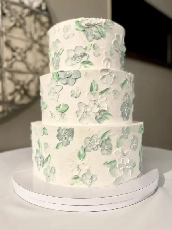 8"/10"/12" Hand painted floral