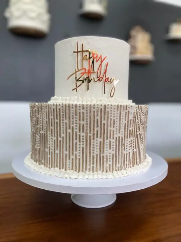 6"/10" gold texture with gold plaque