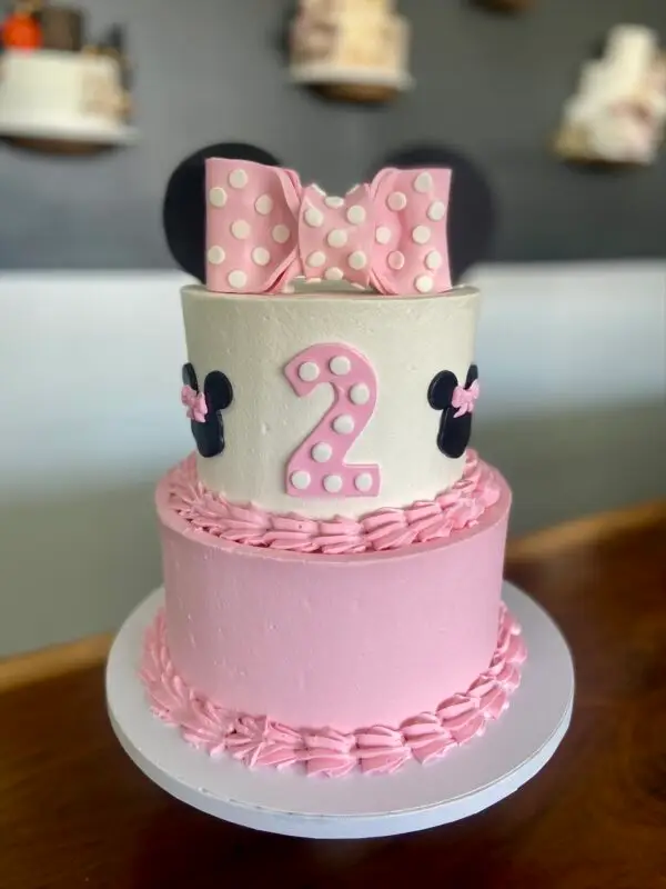6"/8" with fondant decorations/toppers